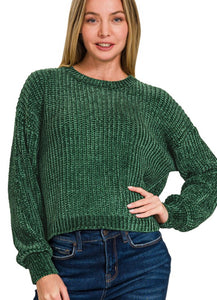 Heather Sweater-Green