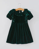 Velvet Green Dress