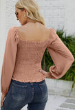 Ellis Top-Apricot Pink