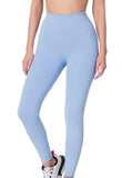 Workout Leggings- Ash Blue