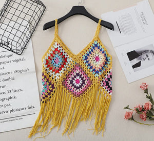 Crochet Yellow Top