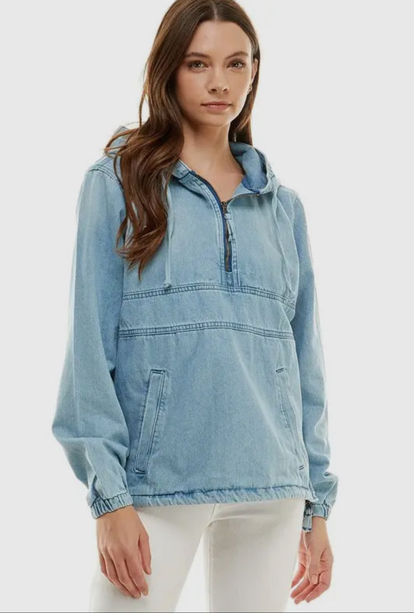 Denim Pullover