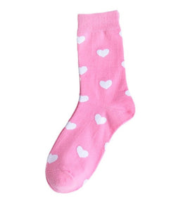 Pink Heart Socks