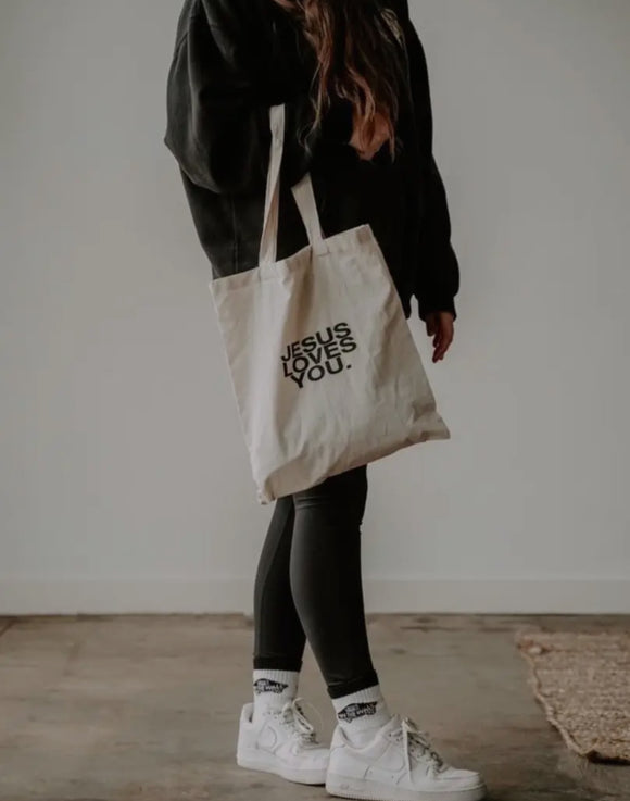 Jesus Loves You Tote