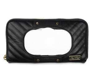 Itzy Ritzy Jetsetter Black Travel Wipes Case