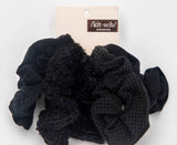 Kitsch Scrunchies 5pc Black